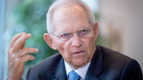 Wolfgang Schäuble, damaliger Bundestagspräsident.