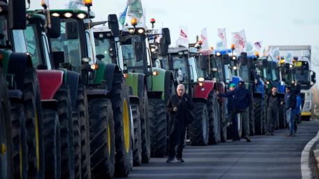 Am Mittwoch sind wieder Bauernproteste geplant.