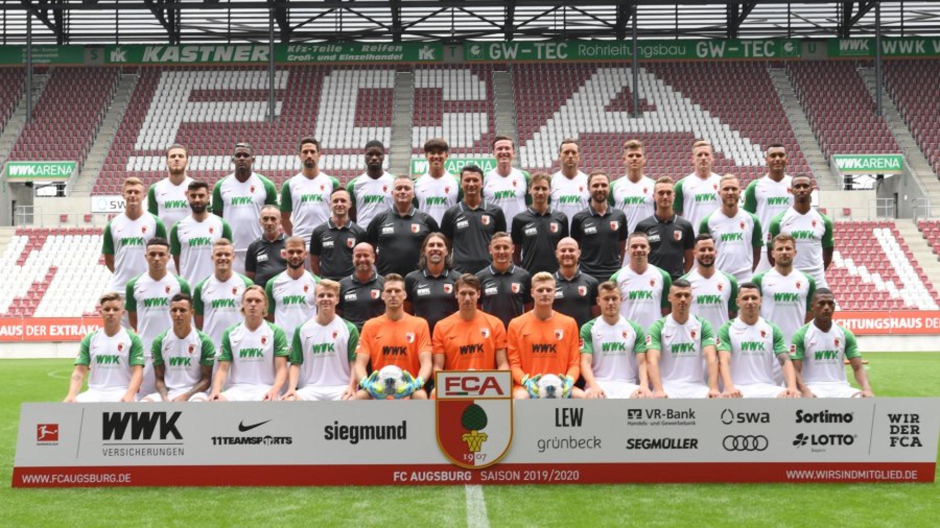 FCA Mit diesem Team geht der FC Augsburg in die neue Saison
