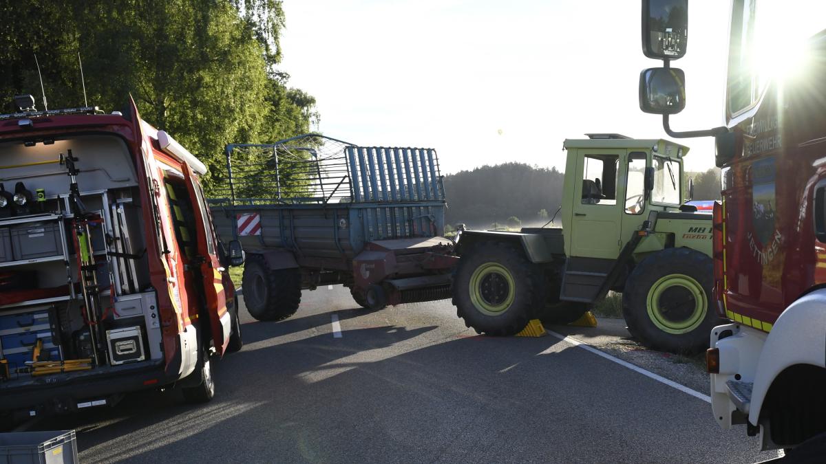 #Jettingen: Unfall mit zwei Schwerverletzten zwischen Jettingen und Hartberg