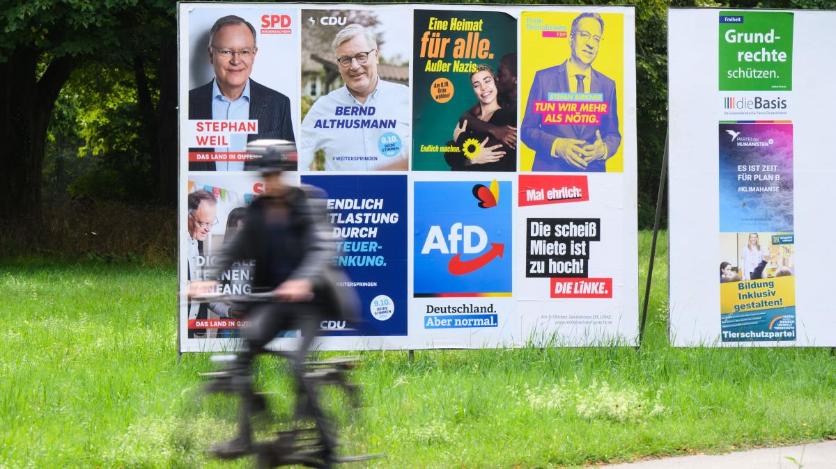 #Landtagswahl in Niedersachsen: Live-Ticker zur Niedersachsen-Wahl 2022: Bleibt die SPD stärkste Kraft?