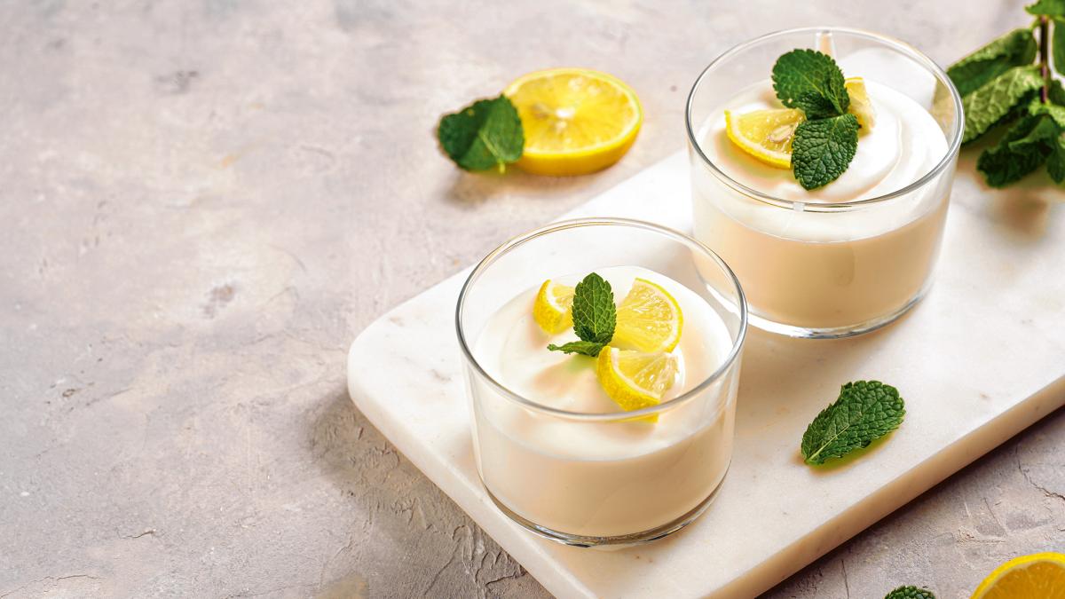 Rezept für Zitronen-Joghurt-Mousse