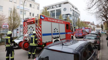 Im Augsburger Stadtteil Pfersee fand am Donnerstagabend ein Feuerwehreinsatz statt.