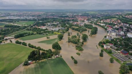 Ein Jahrhundert-Hochwasser erwartet Donauwörth am Montag.