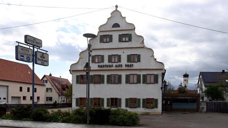 Die Alte Post mitten in Meitingen war eine traditionsreiche Gaststätte. 