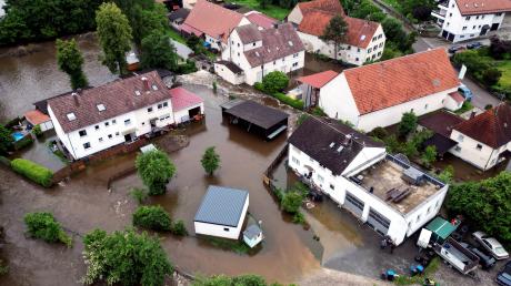 Der nördliche Landkreis Günzburg, speziell Offingen, ist vom Hochwasser schwer getroffen worden.