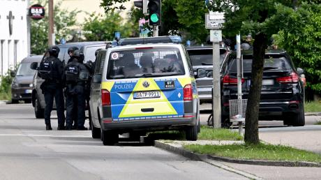 Grosseinsatz der Polizei in Weißenhorn