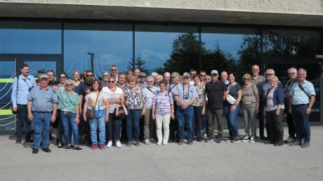 Die Reisegruppe des Friedens- und Heimatvereins  Binswangen war zu Besuch auf dem Obersalzberg.