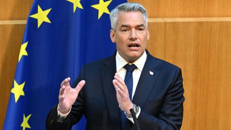 Der österreichische Bundeskanzler Karl Nehammer ist wütend auf seine grünen Koalitionspartner.