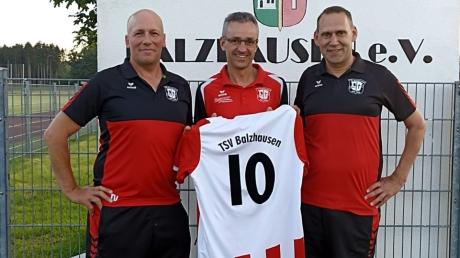 Freuen sich auf die sportliche Zukunft: (von links) stellvertretender Abteilungsleiter Thomas Vogel, Trainer Werner Dischler und Abteilungsleiter Stephan Leitenmaier.