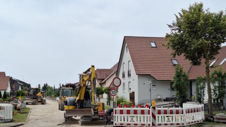 Im Munninger Ortsteil Laub ist die Sanierung der Abwasserkanäle angelaufen. Allein dafür hat die Gemeinde rund 1,2 Millionen Euro eingeplant.