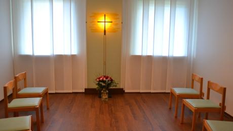 Im neuen Abschiedsraum im Therapiezentrum Burgau können Angehörige sich von ihren Verstorbenen verabschieden.
