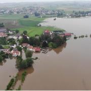Eine Hochwasserbilanz für die Gemeinde Zusamaltheim zog Bürgermeister Stephan Lutz in der jüngsten Gemeinderatssitzung. Unser Bild zeigt die überfluteten Gebiete in Sontheim.
