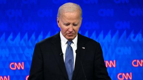 Das Fernsehduell dauerte gerade erst zehn Minuten, als US-Präsident Joe Biden völlig den Faden verlor.