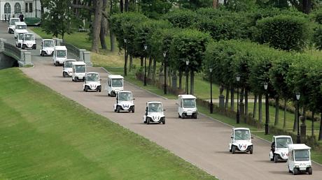 Eigentlich nutzt man Golfcarts auf dem Golfplatz. Zwei junge Männer haben sich ein solches Gefährt im Internet gekauft und damit in Willishausen einen Unfall gebaut, berichtet die Polizei. 