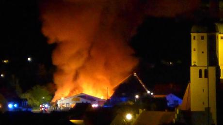 Anfang Mai brannte in Wemding ein Supermarkt komplett nieder. 