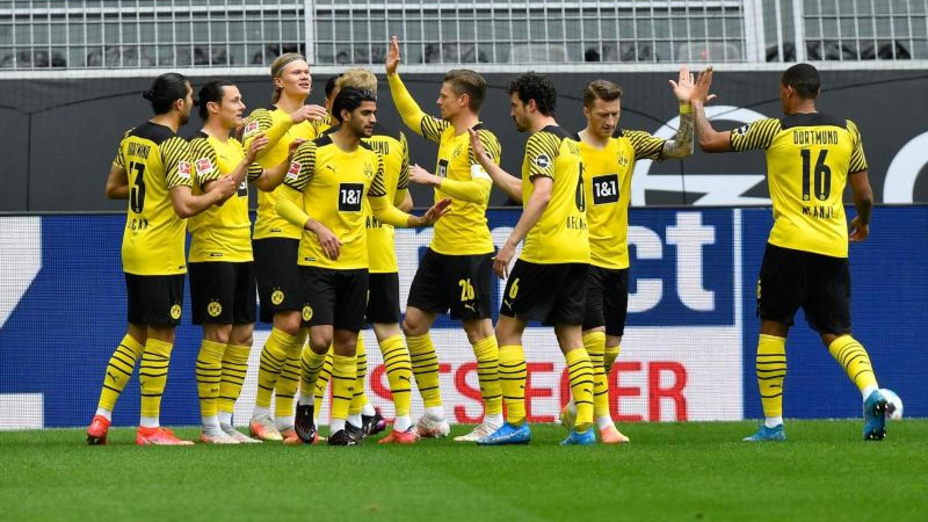 34. Spieltag: Emotionale Abschiede: Dortmund verteidigt ...