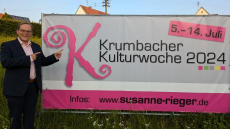 Jochen Schwarzmann, Kulturbeauftragter der Stadt Krumbach, ist heuer wieder der Organisator der Kulturwoche. 