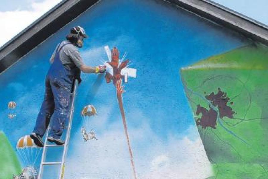 Streetart Kunst Im Landlichen Raum Landsberger blatt