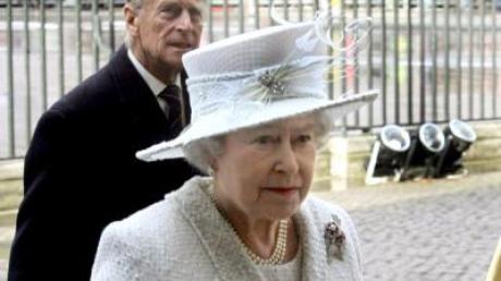 Queen Elizabeth und Prince Philip an ihrem Ehrentag.