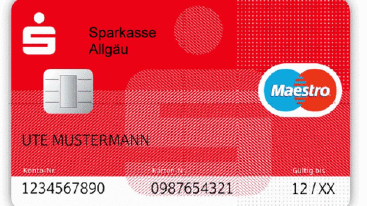 Sparkasse Allgäu: SparkassenCard im neuen Design | Augsburger Allgemeine
