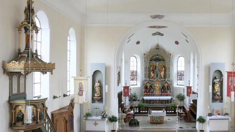 In neuem Glanz erstrahlt die Kirche Lauchdorf nach der Renovierung. Das wird am Wochenende gefeiert. 