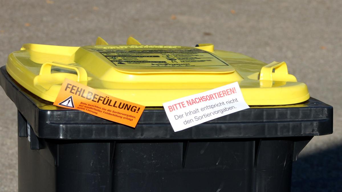Mülltonnenaufkleber Mülltonne Mülleimer Abfalltonne Sticker
