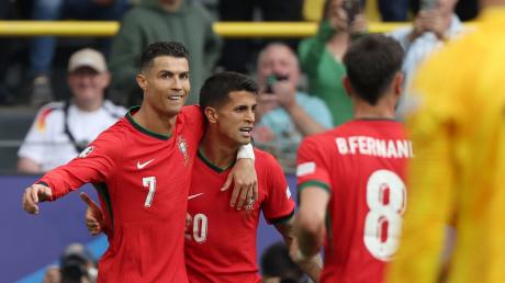 Legte das dritte Tor Portugals auf: Cristiano Ronaldo (l).
