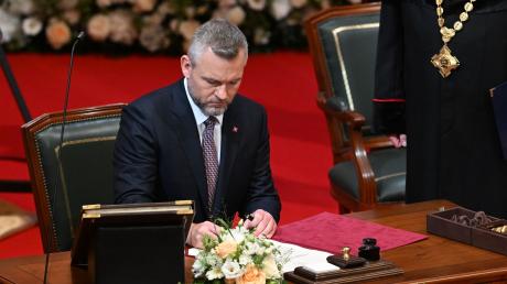 Der neue slowakische Präsident Peter Pellegrini.