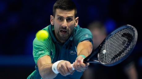 Novak Djokovic ist bei den ATP-Finals in Turin im Halbfinale.
