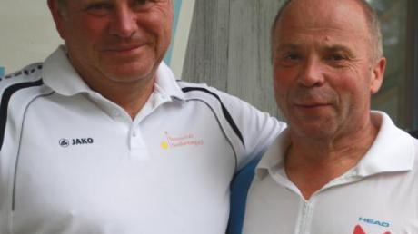 Helmut Fanger (links) und Anton Ettner. 
