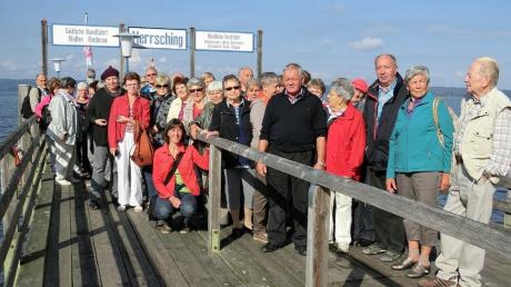 Der Jahresausflug des Wertinger Kneipp-Vereins führte zum Ammersee. 
