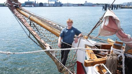 Der Polarforscher und Autor auf seinem Segelschiff «Dagmar Aaen».